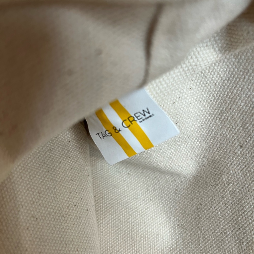 Dipped Tote with Yellow Strap - Picture 11 of 11